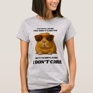 T-shirt Chemise drôle pour femme -  Sassy "Je m'en fiche"