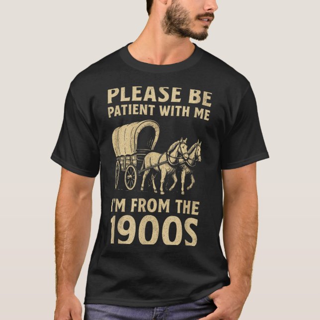 T-shirt Chemise Drôle Pour Papa Hommes Femmes Je De 1900 P (Devant)