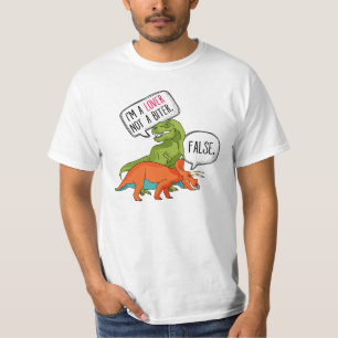 T-shirt Chemise drôle T-Rex Dinosaure Triceratops Je suis