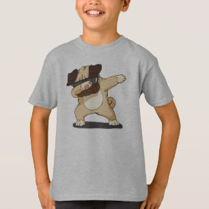T-shirt Chemise drôle tamponnante de carlin