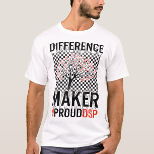 T-shirt Chemise DSP, Différencier Hashtag Fier DSP