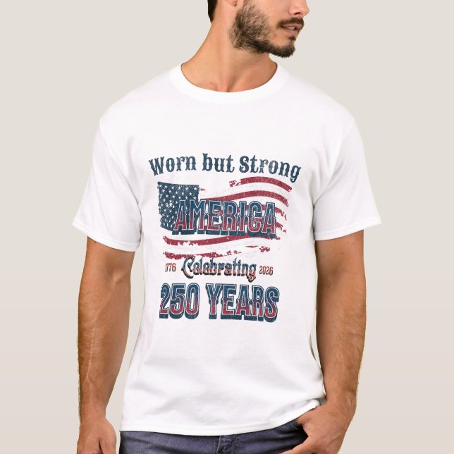 T-shirt Chemise du 250e anniversaire de l'Amérique (Devant)
