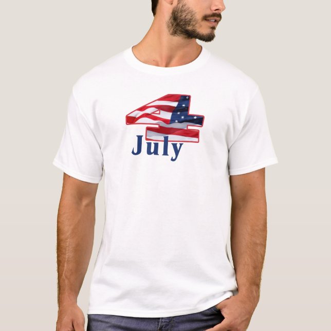 T-shirt Chemise du 4 juillet (Devant)
