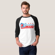 Chemise du base-ball des hommes de logo d'hexagone