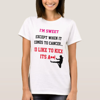 T-shirt Chemise du bout du Cancer de coup-de-pied