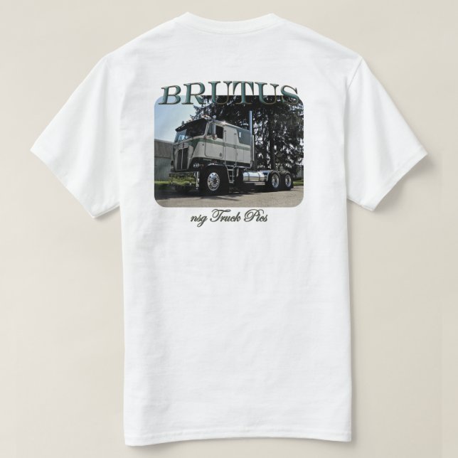 T-shirt Chemise du Brutus K100 (2 dégrossis) (Design dos)