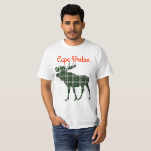 T-shirt Chemise du Cap-Breton tartan d'orignal