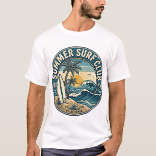 T-SHIRT CHEMISE DU CLUB DE SURF D'ÉTÉ POUR ÉTÉ OC (UNISEXE