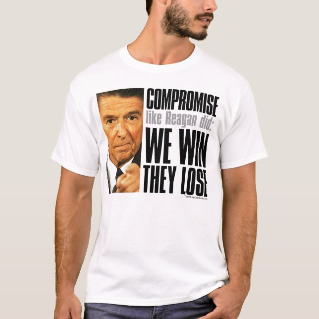 T-shirt Chemise du compromis de Reagan (Devant)