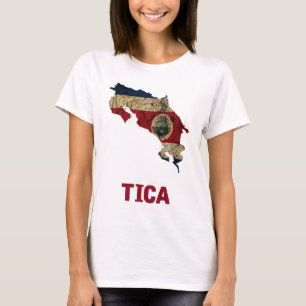 T-shirt Chemise du Costa Rica la "Tica"