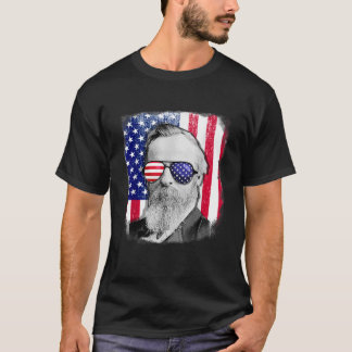 T-shirt Chemise du drapeau américain Rutherford B Hayes 4 