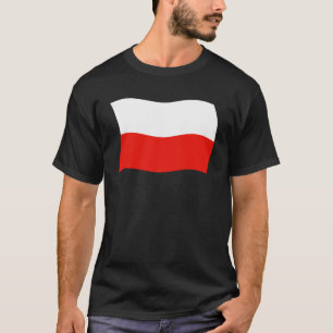 T-shirt Chemise du drapeau de la Pologne