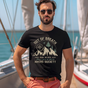 T-shirt Chemise du groupe de randonnée à bout de souffle