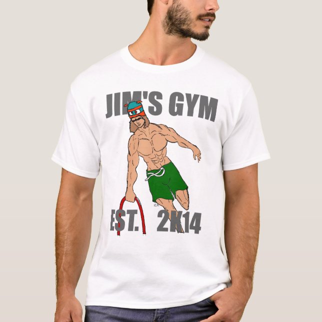 T-shirt Chemise du gymnase de JIM (Devant)