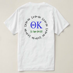 T-shirt Chemise du La-De-DA de Kappa de thêta