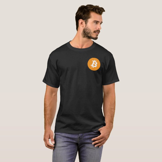 T-shirt Chemise du logo | de Bitcoin BTC (Devant entier)