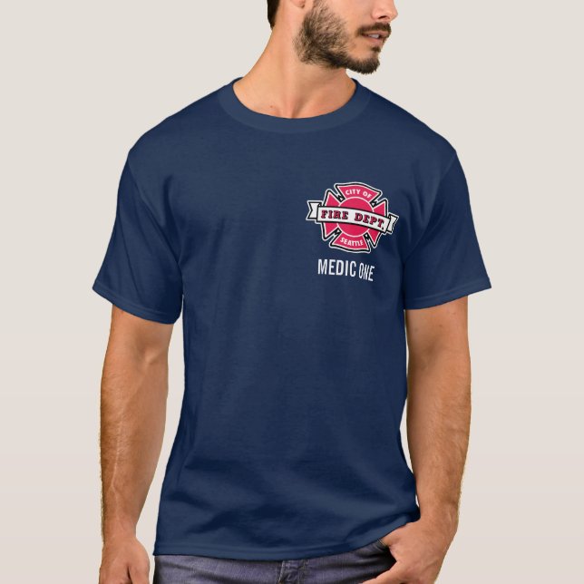T-shirt Chemise du médecin un du feu de Seattle (Devant)