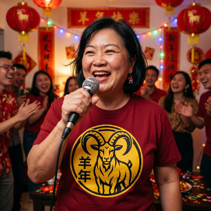 T-shirt Chemise du Nouvel An chinois 2027 Année de la Chèv