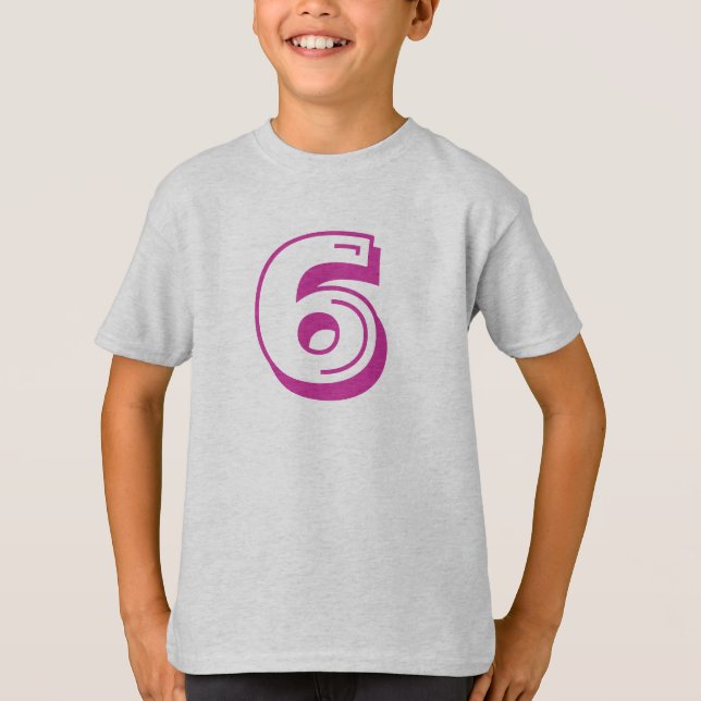 T-shirt Chemise du numéro 6 (Devant)