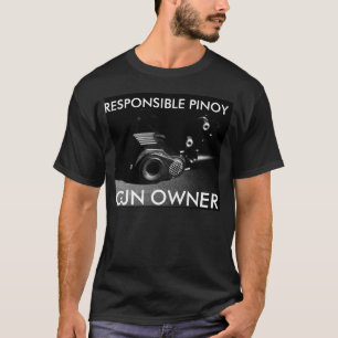 T-shirt Chemise du propriétaire responsable d'un pistolet