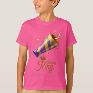 T-shirt Chemise du roi d'anniversaire 