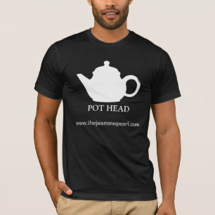 T-shirt Chemise du thé des hommes principaux de pot