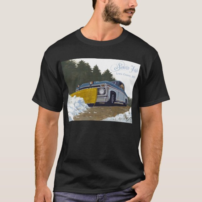 T-shirt Chemise du travail de neige (Devant)