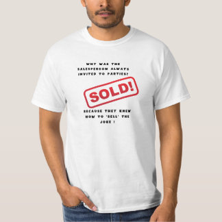 T-shirt Chemise du vendeur, Chemise du vendeur drôle