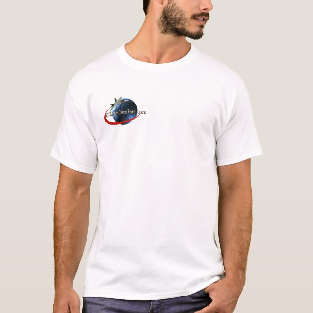 T-shirt chemise d'uniforme d'USAirCombat.com (Devant)