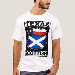 T-shirt Chemise écossaise américaine du Texas