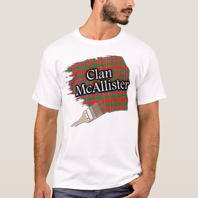 T-shirt Chemise écossaise de peinture de tartan de (Devant)
