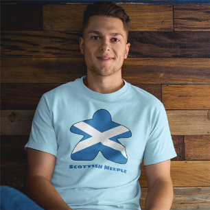 T-shirt Chemise écossaise Meeple Mens