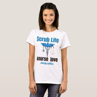 T-shirt Chemise Édition Familiale Vie de Blouse et Amour d