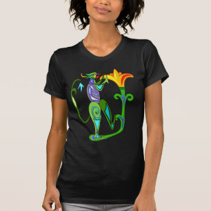 T-shirt Chemise Egyptienne Art Déco avec Fleur de Lotus
