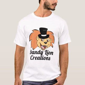 T-shirt Chemise élégante de logo de créations de lion