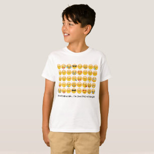 T-shirt Chemise Emoji pour enfants