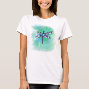 T-shirt Chemise en aquarelle de libellule