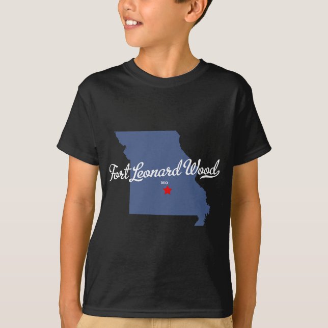 T-shirt Chemise en bois de Léonard Missouri MOIS de fort (Devant)