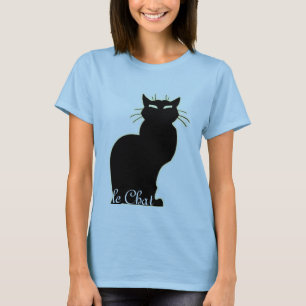 T-shirt Chemise en Chat noir femme le Conversation Chat fe