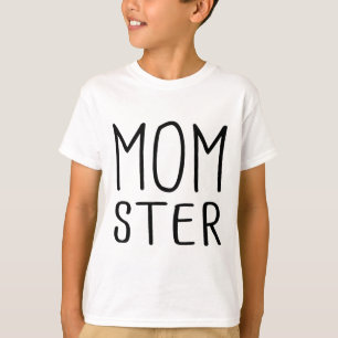 T-shirt Chemise en costume d'Halloween Momster Couples