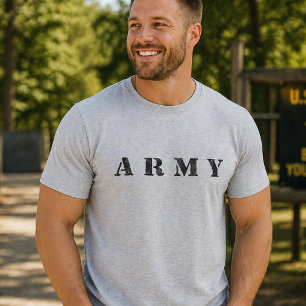 T-shirt Chemise en détresse de l'armée