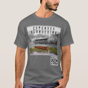 T-shirt Chemise en noir et blanc étendu Reflet couleur