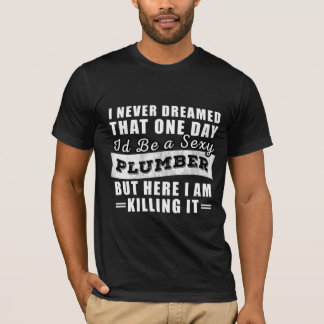 T-shirt Chemise en Plumber amusante - Cadeau unique pour P