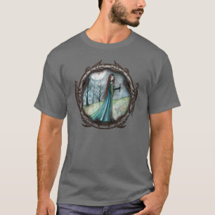 T-shirt Chemise en T d'art fantastique de vampire gothique