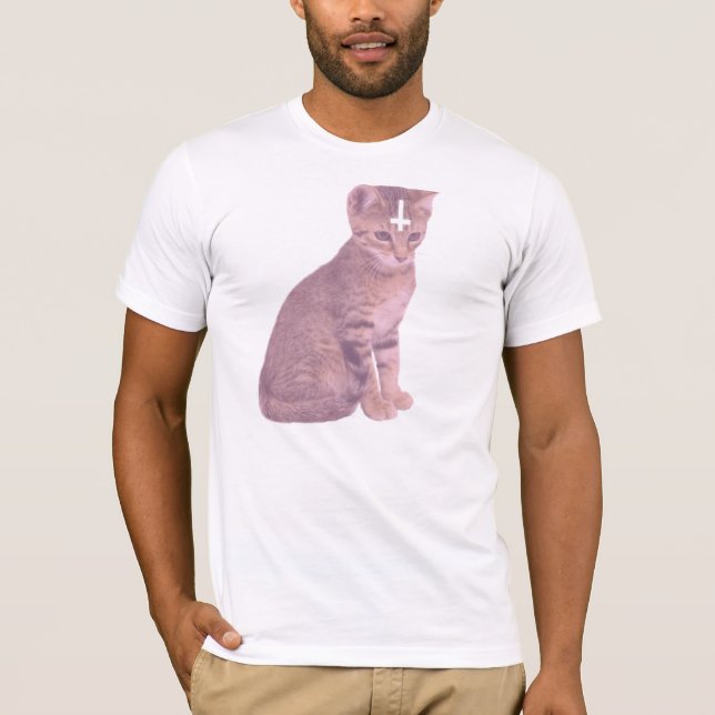 T-shirt Chemise en toile Bella Cross Kitten Inverted (Devant)