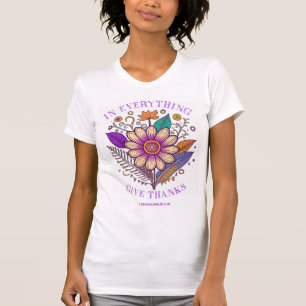 T-shirt Chemise En Tout Remercier