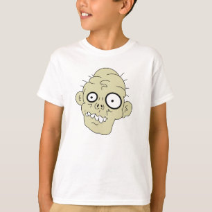T-shirt Chemise Enfant Visage de Zombie