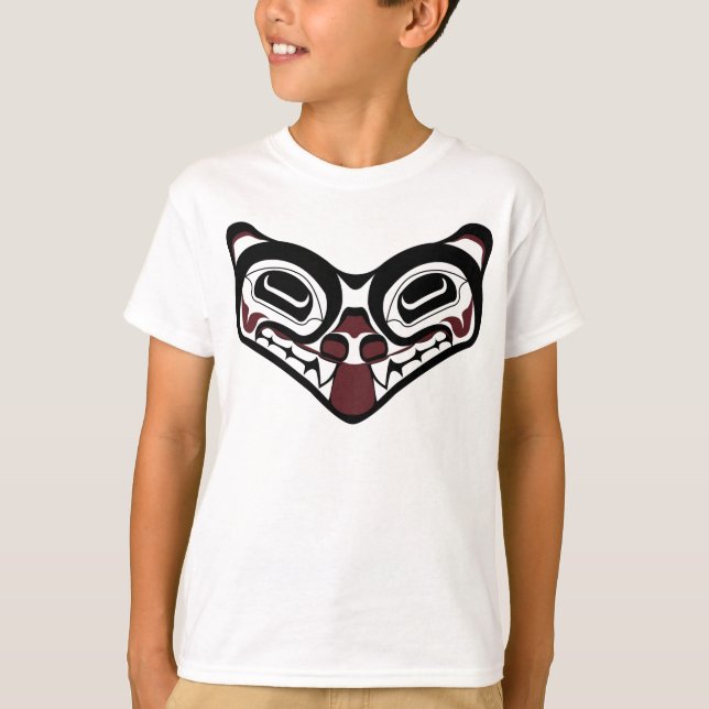 T-shirt Chemise Enfants Wolf DNW (Devant)