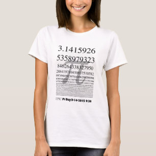 T-shirt Chemise épique 2015 de jour de pi !