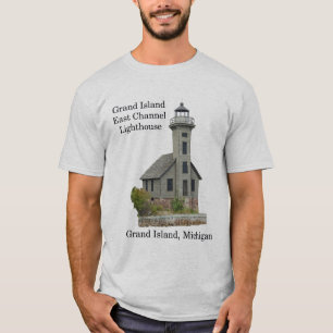 T-shirt Chemise est de lumière de phare de la Manche d'î